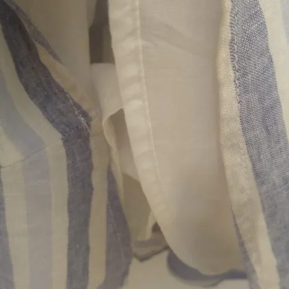 BeachLunchLounge Collection L A-line striped dress pastel white/light blue - Picture 11 of 13